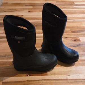 Bogs Kids Black Rain Boots